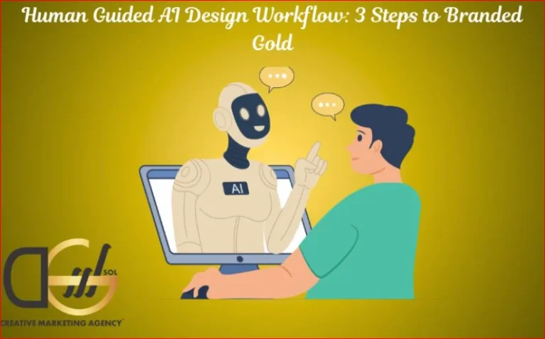 Human Guided AI Design Workflow 3 Steps to Branded Gold